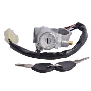 Ignition Switch w/Lock Cylinder 48700-01G25 Compatible with Nissan D21 Pickup All 1987-1989, Pathfinder 1987-1992, Replace 48700-01G26, 48700-75P25, Strong Durability