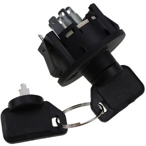 6 Terminals Starter Ignition Switch with Key 110-6764 116-0050 Compatible with Toro TimeCutter Z4200 Z4220 Z5000 Z5020 Z5030 Z5040 Z5060