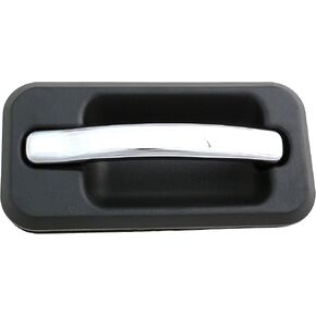 Dorman 83402 Rear Passenger Side Exterior Door Handle Compatible with Select Hummer Models, Chrome Lever and Black Housing