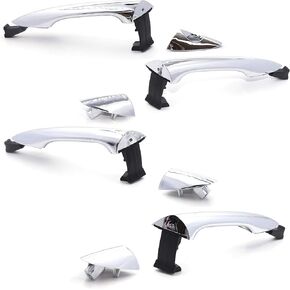 8Pcs Front Rear Left Right Chrome Exterior Door Handle Set for Hyundai Elantra 2011 2015