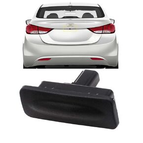 81260A5000 Trunk Opener Tailgate Handle Release Switch Rear Door Hatch Liftgate Latch Button Switch Compatible with Hyundai Elantra GT 2013-2017 Black Replacement
