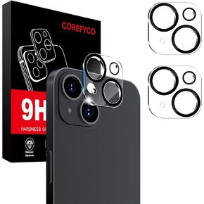 Corefyco [2+2 Pack] واقي شاشة للخصوصية وواقي عدسة الكاميرا لهاتف iPhone 15 Pro Max، زجاج مقسى خاص مضاد للتجسس 9H، مضاد للخدش in Kuwait