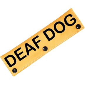 PWHAOO Deaf Dog Leash Wrap Deaf Dog Alerts Deaf Dogs Leash Sleeve Dog Gear (Deaf Dog Sleeve)