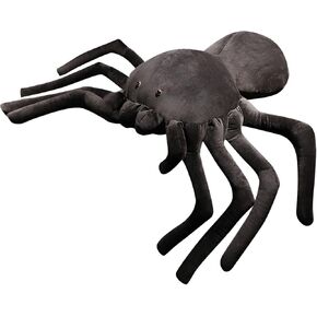 HOUPU Spider Stuffed Animal - Cute, Huggable, Soft Fur Plush Toy for Kids & Adults (Small: 7.8in x 11.8in)
