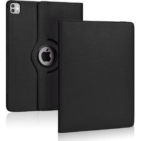 Case for ipad pro 12.9 inch 2nd & 1st Generation Old Model 2017/2015 MP6G2LL/A MQDA2LL/A MPLL2LL/A ML0F2LL/A ML3K2LL/A ML0N2LL/A ML0R2LL/A with Rotating Stand Auto Sleep/Wake (Black)