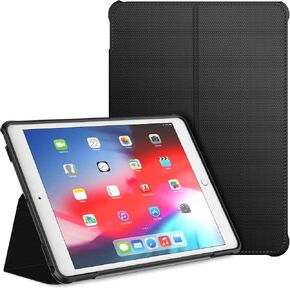 JETech Case for iPad Air 10.5 (3rd Generation 2019 Model) and iPad Pro 10.5 2017, Double-fold Stand with Shockproof TPU Back Cover, Auto Wake/Sleep, Black