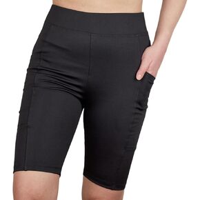 Biker Shorts Women, Gym, Workout, Athletic, Hiking, High Waisted, Long Biker Shorts Women with Pockets,