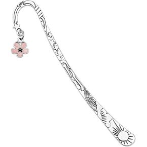 Bookmark for Women Men Flower Bookmark Book Lover Gift Reading Gifts Book Club Gifts (Blue Flower Bookmark)