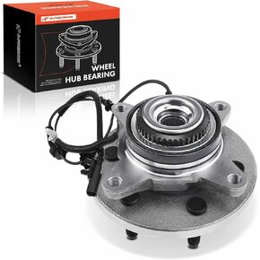 A-Premium Front Wheel Bearing and Hub Assembly with ABS & 6-Lug Compatible with Ford F-150 F150 2011-2014, Expedition 2011-2014 & Lincoln Navigator 2011-2014, 4WD Only