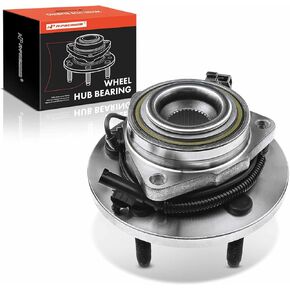 A-Premium Front Wheel Bearing and Hub Assembly with ABS & 5-Lug Compatible with Dodge Dakota 2005-2010, Ram Dakota 2011, Mitsubishi Raider 2006-2008, 4-Wheel ABS Only