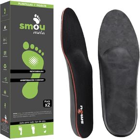 META - Insoles with Metatarsal Foot Pads |Ball of Foot Pain Relief Insert | Metatarsal Arch Support Orthotic for Women and Men | Men's Size 2.5-3.5 US/Women's Size 4.5-5.5 US (24 cm)