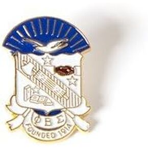 Phi Beta Sigma 3D Color Shield Pin