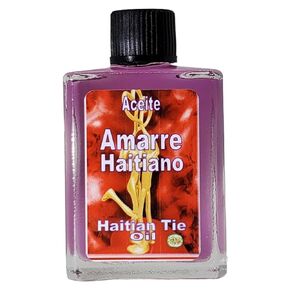 Haitian Tie Oil (Amarre Haitiano Aceite) Spiritual Anointing Oil by CASA ESOTERICA Binding Spell - Strengthen Relationships & Connections-0.5 FL OZ(1 PACK)