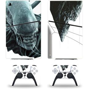 PS5 Standard Disc Console Controllers Aliens Vinyl Skin Sticker Decals Compatible with PS5 Standard Disk Console and Controllers E.T.