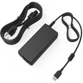 45W USB C 𝑪𝒉𝒓𝒐𝒎𝒆𝒃𝒐𝒐𝒌 𝑪𝒉𝒂𝒓𝒈𝒆𝒓 replacement Hp Dell Lenovo Asus Acer Google chromebook charger Fast charging Type C AC Adapter Power Cord Supply