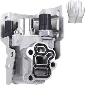 VTEC Solenoid Spool Valve Compatible with Honda Accord CR-V, Spool Valve Assembly with Oil Pressure Switch Fit for Honda Civic Si, for Honda Element, for Acura RSX Replace# 15810-RAA-A03,15810-RAA-A01