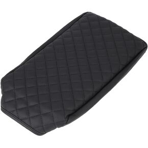 SCITOO Auto Black Center Console Armrest Cover Replacement Fit For 2010-2020 2021 2022 2023 For Toyota 4Runner Leather Cushion Protector