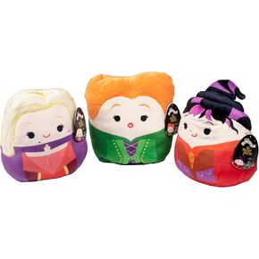 Squishmallows 8-Inch Hocus Pocus 3-Pack - Official Jazwares Disney Plush - Collectible Soft & Squishy Sanderson Sisters Stuffed Animal Toy - Add to Your Squad - Gift for Kids, Girls & Boys