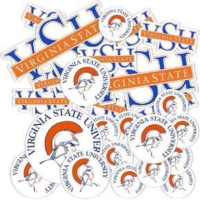 Desert Cactus Virginia State University Sticker Trojans VSU VState Stickers Vinyl Decals Laptop Water Bottle Car Scrapbook T1 (Type 1-1)