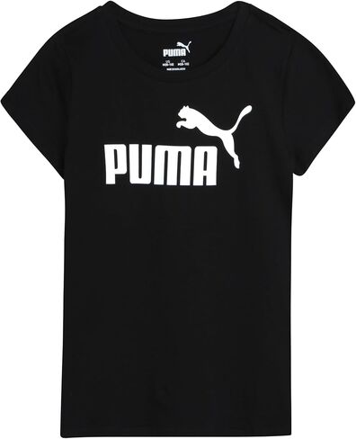 PUMA Girls T Shirts - 2 Pack Short Sleeve Logo Graphic Tees - Casual Everyday Athletic Shirts for Girls (Sizes: S-XL) in Saudi Arabia