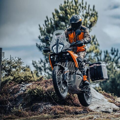 منحرفات الزجاج الأمامي لـ 790 890 ADV Adventure R Rally 2023-2024، ملحقات حاجب الرياح من الأكريليك الأمامي للدراجة النارية لـ 790 890 ADV R Rally (رمادي دخاني) in Kuwait