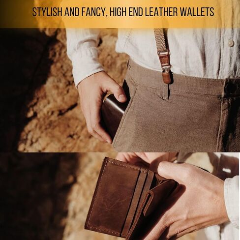 Urbalabs Mens Western Wallet Floral Cutout Layered Leather Brown Teal Soft Leather Checkbook Style Cowboy Hand Crafted High End Mens Wallets Leather Bull Rider Rodeo Gifts For Men in Saudi Arabia