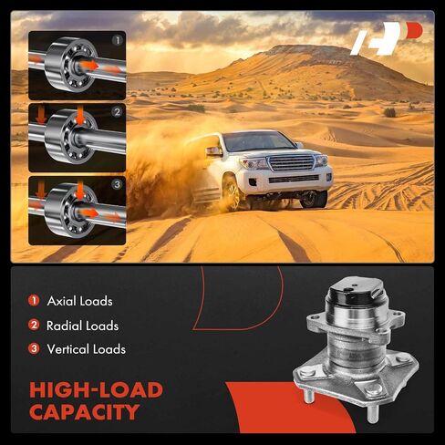 محمل العجلة الخلفية الممتازة ومجموعة المحور مع 4 عروات متوافقة مع Nissan Cube 2009-2014، Acura RLX 2014-2020 in Saudi Arabia