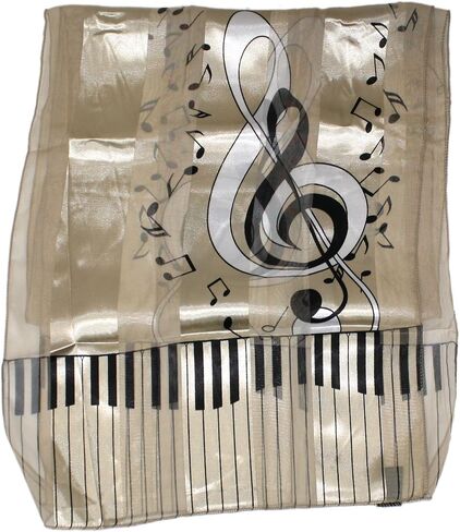 Ted & Jack - Music Lovers Silk Feel Print Scarf in Saudi Arabia