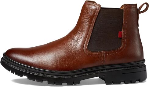 Marc Joseph New York MJNY Mens Casual Comfortable Genuine Leather Durable Slip Resistant Chelsea Ankle Boots Slip On Breathable Elastic Classic Casual Chukka Dress Boots in Kuwait