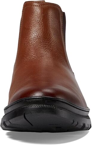 Marc Joseph New York MJNY Mens Casual Comfortable Genuine Leather Durable Slip Resistant Chelsea Ankle Boots Slip On Breathable Elastic Classic Casual Chukka Dress Boots in Kuwait
