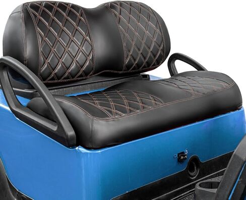 NOKINS Golf Cart P Diamond Leather seat Cover for it Club Car Precedent/Tempo/Onward Premium,No Stapler Required, Golf Cart Vinyl Replacement Seat Cover in Saudi Arabia