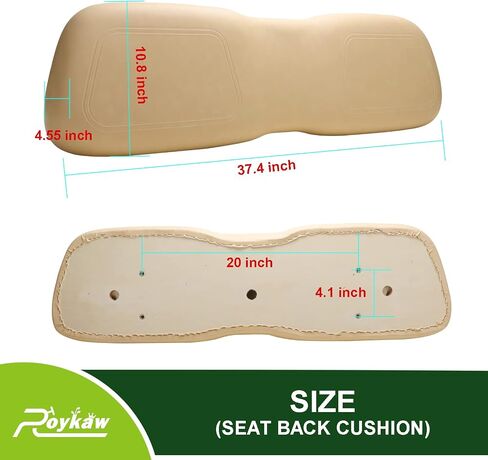 Roykaw Golf Cart Front Seat Back Cushion Assembly for Club Car DS 2000.5-up Gas & Electric Models in Saudi Arabia