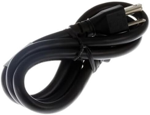Heavy Duty Computer Power Cord 14 AWG, 15A/125V 5-15P to C13, (NEMA 5-15P to IEC-60320-C13) 3 ft, 3 Prong Power Cord, Black Lifetime Wty in Saudi Arabia