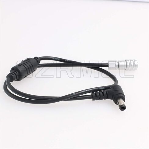 SZRMCC DC5.5x2.5 to BMPCC 4K/6K Power Coiled Cable Weipu SF610 2 Pin Female Connector 12v Power Cable for Blackmagic Pocket Cinema 4K Camera (Coiled Cable, Straight DC2.5mm) in Saudi Arabia