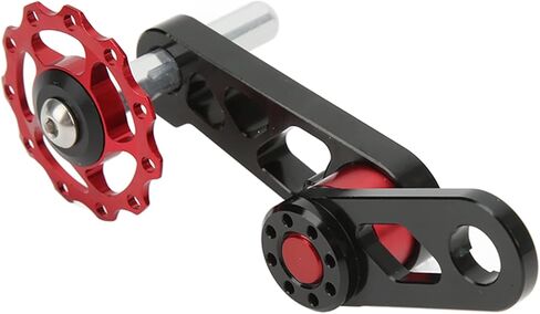 Single Speed Chain, Alloy Folding Bike Tensioner Aluminum Stabilizer for Black in Saudi Arabia