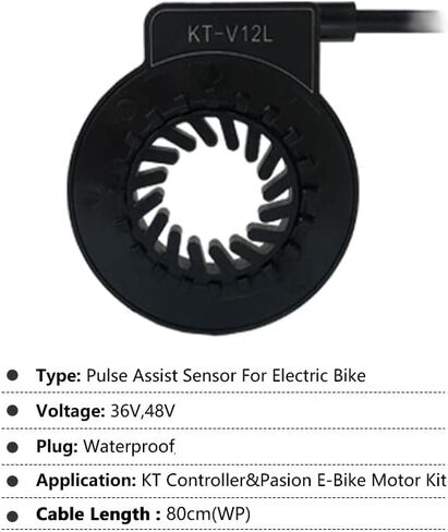 Ebike دواسة مساعدة الاستشعار V12 PAS WP/موصل مقاوم للماء نظام تحويل الدراجة مساعدة أجزاء تحويل الاستشعار in Saudi Arabia