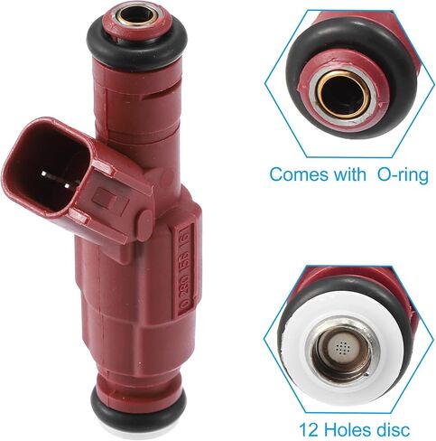 X AUTOHAUX Fuel Injector Nozzle Flow Matched for Jeep Grand Cherokee Wrangler V6 I6 for Dodge Dakota for Ram 1500 Van for Ram 2500 Van 0280156161 FJ462 in Saudi Arabia
