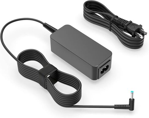 45W AC Charger Fit for HP 17-ca3035cl 17-ca3055cl Pavilion 15-eg0010nr 15-eg0073cl 15-eg0021nr 15-eg0077nr 15-eg0097nr 15-eg0065st 15-eg0067st 15-eg1053cl Laptop Power Supply Adapter Cord in Saudi Arabia