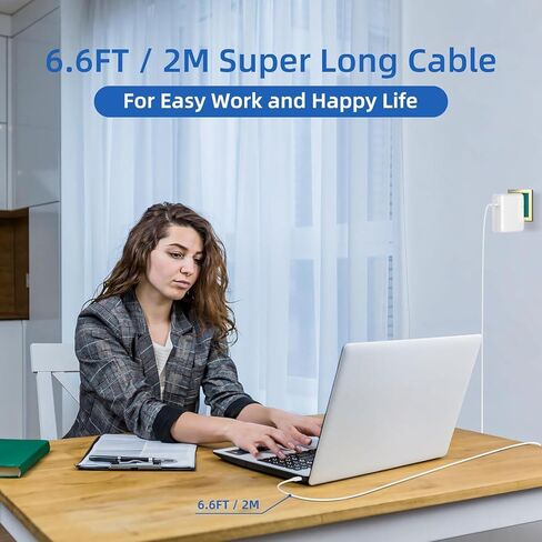 Mac Book Pro Charger Replacement for MacBook Air Charger 96W USB C Port MacBook pro/Air, ipad Pro, Samsung Galaxy and All USB C Device, Include Charge Cable in Saudi Arabia