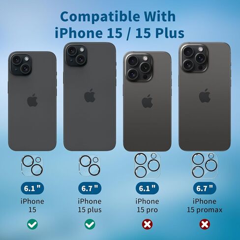 Corefyco [2+2 Pack] واقي شاشة للخصوصية وواقي عدسة الكاميرا لهاتف iPhone 15 Pro Max، زجاج مقسى خاص مضاد للتجسس 9H، مضاد للخدش in Kuwait