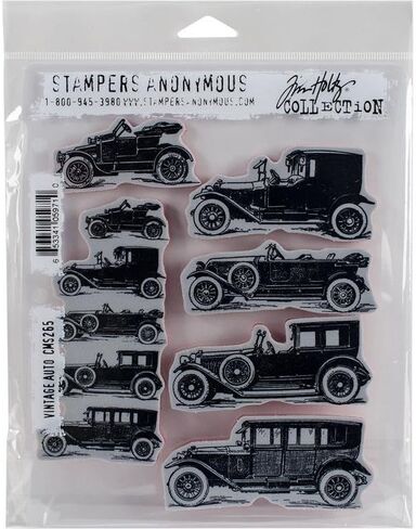 مجموعة الطوابع المجهولة CMS THoltz StampersA Cling Stamp Vintage Auto in Saudi Arabia