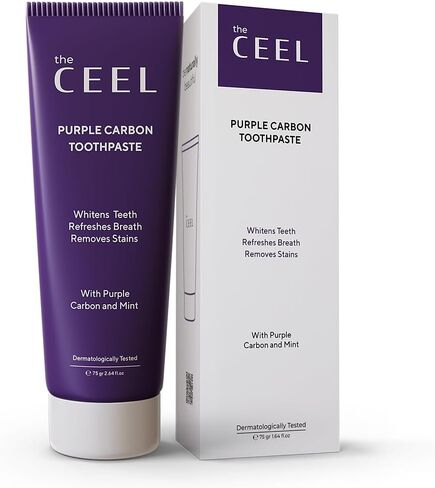 Purple Toothpaste for Teeth Whitening with Purple Carbon | Purple Toothpaste for Teeth Whitening | Color Corrector Purple Toothpaste with Mint Flavour | 75 GR… in Saudi Arabia