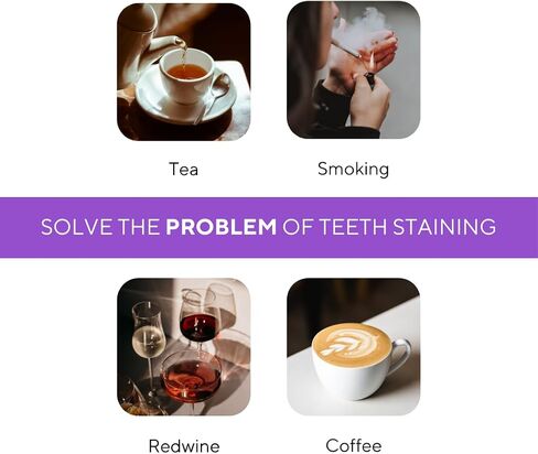 Purple Toothpaste for Teeth Whitening with Purple Carbon | Purple Toothpaste for Teeth Whitening | Color Corrector Purple Toothpaste with Mint Flavour | 75 GR… in Saudi Arabia