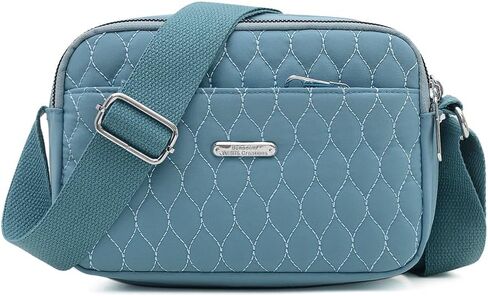 Small Crossbody Bags Quilted Purse Mini Light Nylon Cell Phone Cross Body Wallet for Women Ladies in Saudi Arabia