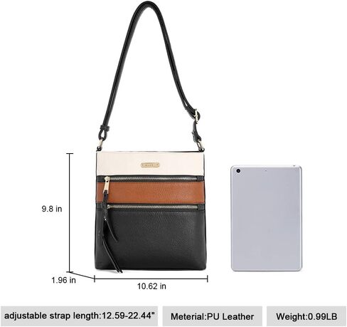 CLUCI Medium Zipper Pocket Adjustable Strap bundle with Small Crossbody Purses for Women in Saudi Arabia