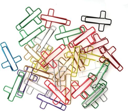 SOWAKA 30 Pcs Cross Bookmarks Metal 3.4 x 2.3 cm Bible Small Cute Paper Clips Supplies for Students Journaling Notebook Document Organization School Office Accessories (Black) in Saudi Arabia