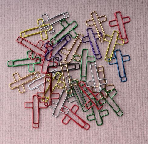 SOWAKA 30 Pcs Cross Bookmarks Metal 3.4 x 2.3 cm Bible Small Cute Paper Clips Supplies for Students Journaling Notebook Document Organization School Office Accessories (Black) in Saudi Arabia