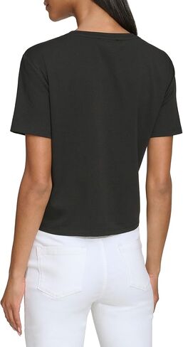 توب قصير مزين بشعار الماركة للنساء من كارل لاغرفيلد باريس in Kuwait