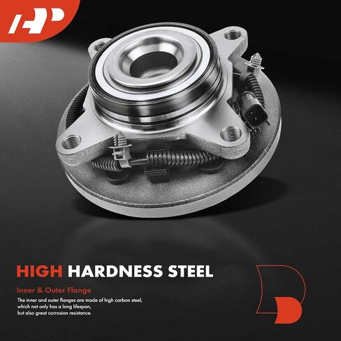 A-Premium Front Wheel Bearing and Hub Assembly with ABS & 6-Lug Compatible with Ford F-150 F150 2011-2014, Expedition 2011-2014 & Lincoln Navigator 2011-2014, 4WD Only in Saudi Arabia