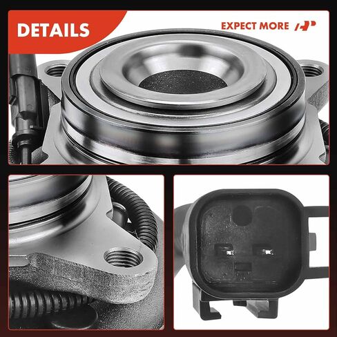 A-Premium Front Wheel Bearing and Hub Assembly with ABS & 6-Lug Compatible with Ford F-150 F150 2011-2014, Expedition 2011-2014 & Lincoln Navigator 2011-2014, 4WD Only in Saudi Arabia